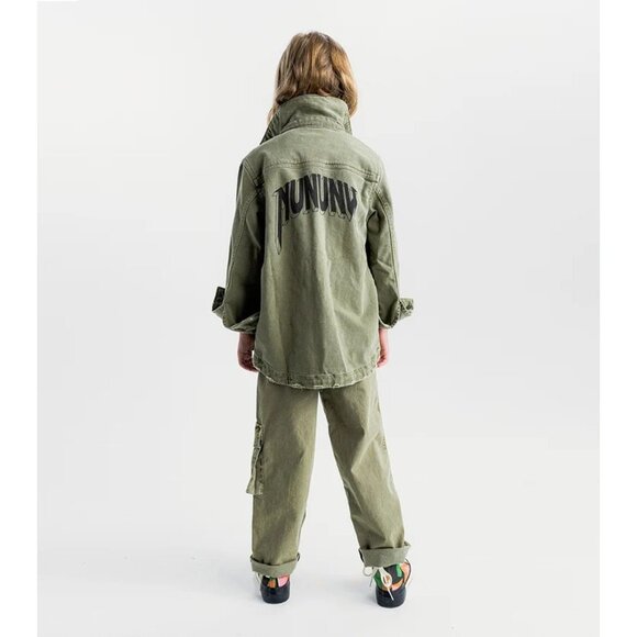 Nununu Safari Snap Shirt in Olive - Picture 4 of 5